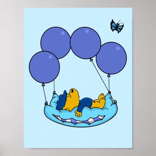 Poster Les ballons Coussins de Ferald (Devant)