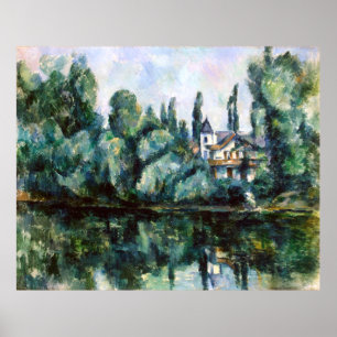 Poster Les Banques de la Marne Paul Cezanne