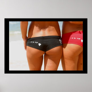 Poster Les bars de plage