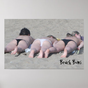Poster Les bars de plage