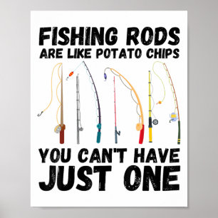 Poster Les bâtonnets de pêche sont comme des chips de tom