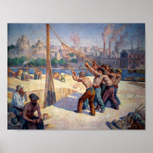 Poster Les batteurs de pieux