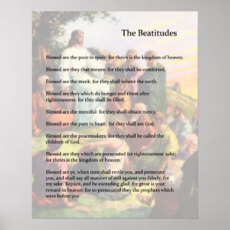 Poster Les Béatitudes
