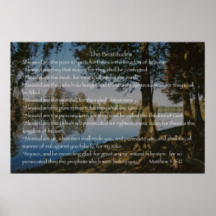 Poster Les Béatitudes Version 2