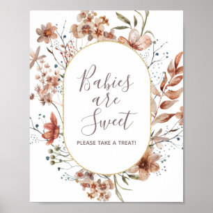 Poster Les bébés Fleur sauvage d'automne sont doux
