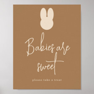 Poster Les bébés lapins simples sont mignons