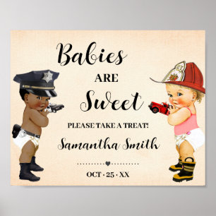Poster Les bébés sont doux Prenez une friandise Petit rec