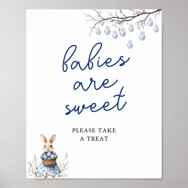 Poster Les bébés sont doux S'il vous plaît prendre un sig (Devant)
