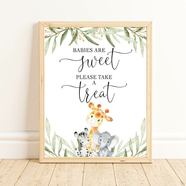 Poster Les bébés sont sucrés s'il vous plaît prendre un a (Créateur téléchargé)