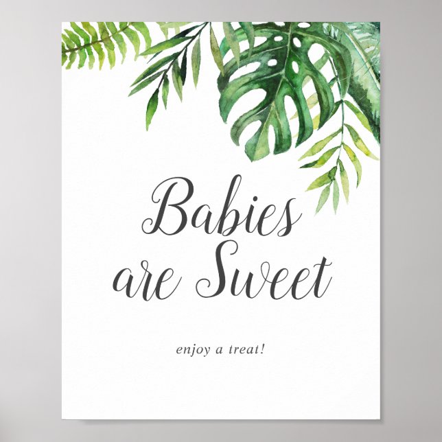Poster Les bébés tropicaux sauvages sont doux Profitez d' (Devant)