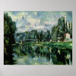 Poster Les berges de la Marne à Creteil, vers 1888