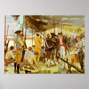 Poster "… Les blancs de leurs yeux ! ," colline de soute