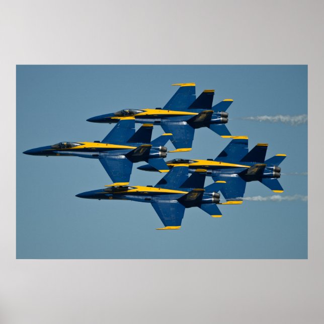 Poster Les Blue Angels (Devant)