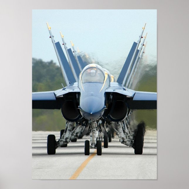 Poster Les Blue Angels (Devant)