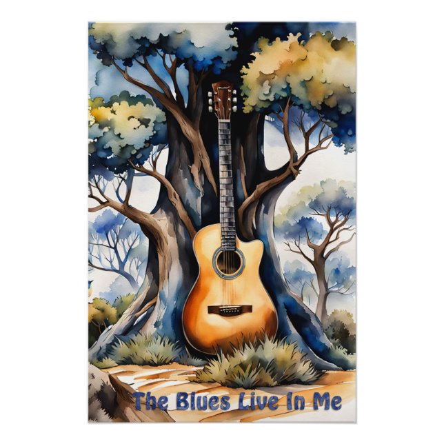 Poster Les Blues Vivent En Moi (Devant)