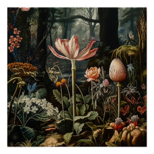 Poster Les botaniques dans la jungle