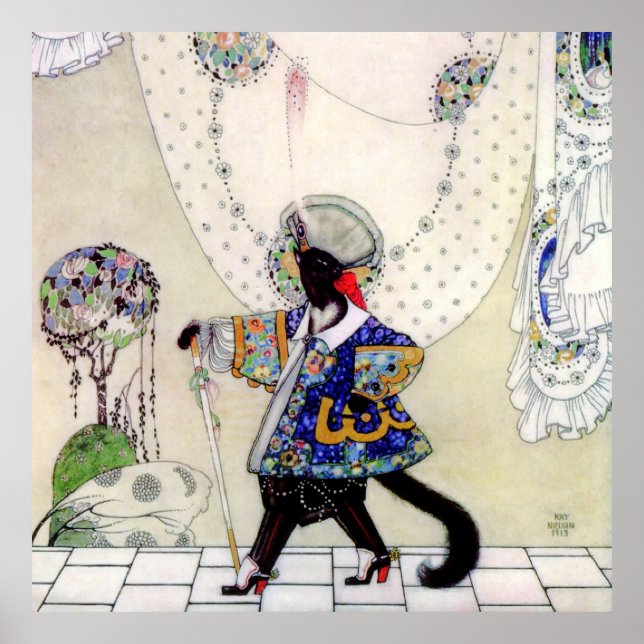 Poster Les bottes de Kay Nielsen (Devant)