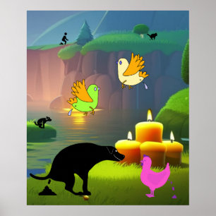 Poster Les bougies n'aideront pas à balancer