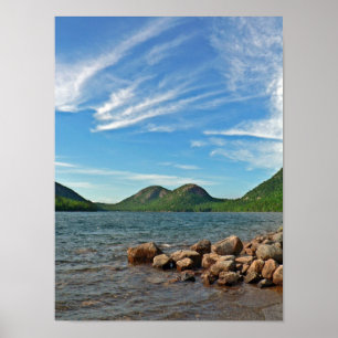 Poster Les bulles, Parc National Acadia, Maine