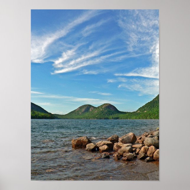 Poster Les bulles, Parc National Acadia, Maine (Devant)