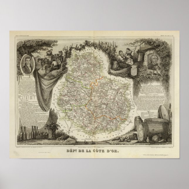 Poster Les canaux et les routes (Devant)