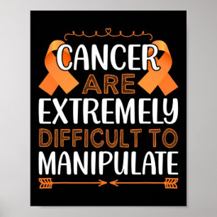 Poster Les cancers sont extrêmement difficiles à manipule