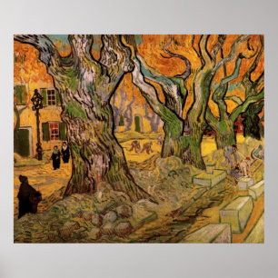 Poster Les Cantonnier par Vincent van Gogh