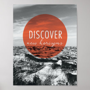 Poster Les canyons découvrent la citation de New