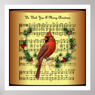 Poster "Les cardinaux apparaissent quand les anges approc