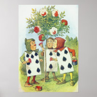Les cartes à jouer Peindre le Rose Bush