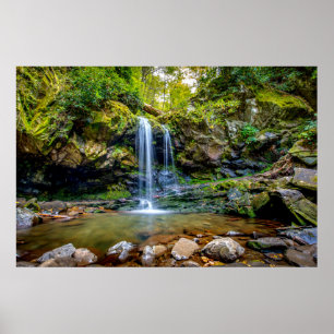 Poster Les cascades Parc national de Smokey Mountain