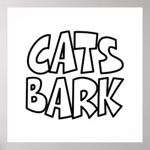 Poster Les chats aboient
