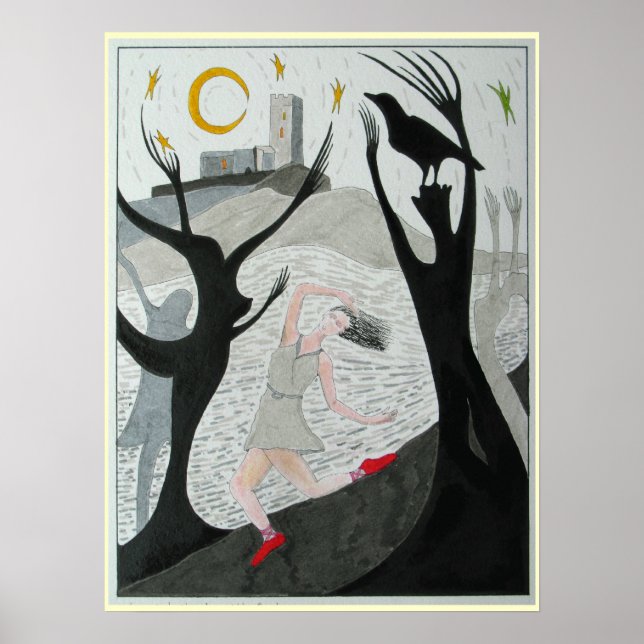 Poster Les chaussures rouges (Devant)