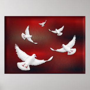 POSTER LES CHEFS BLANCS DE PAIX