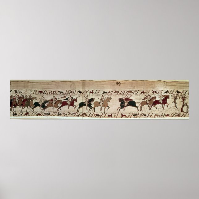 Poster Les chevaliers du Duc William arrivent au combat (Devant)