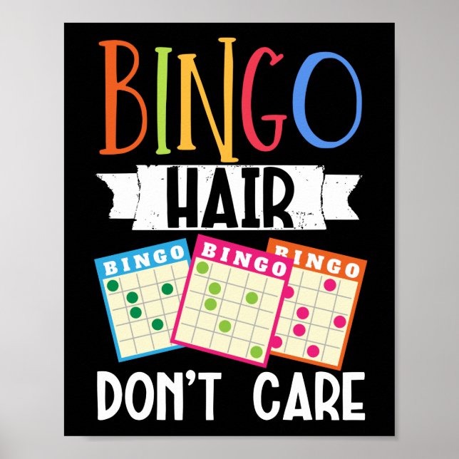 Poster Les Cheveux De Bingo Ne S'Intéressent Pas Amusants (Devant)