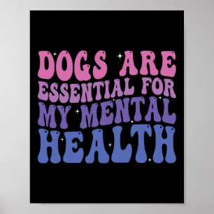 Poster Les Chiens super Sont Pour Ma Citation Sur La Sant