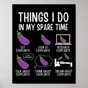 Poster Les Choses Que Je Fais Dans Mon Temps De Rechange