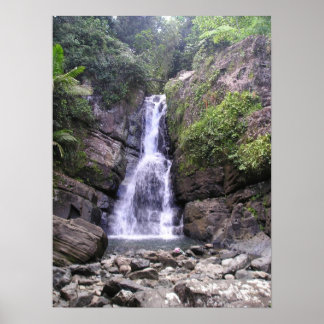Poster Les chutes de La Mina