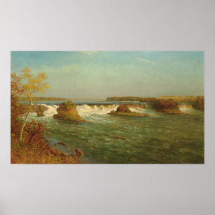 Poster Les Chutes de Saint Anthony, vers 1887 (huile sur 