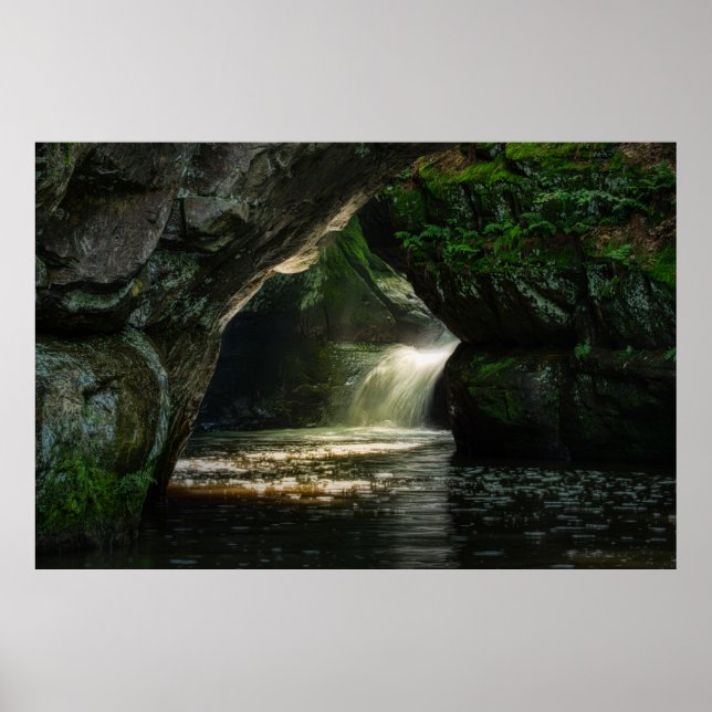 POSTER LES CHUTES D'EAU (Devant)