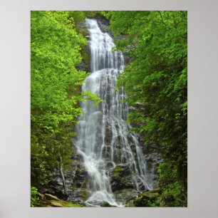 Poster Les chutes d'eau Parc national Great Smokey Mounta