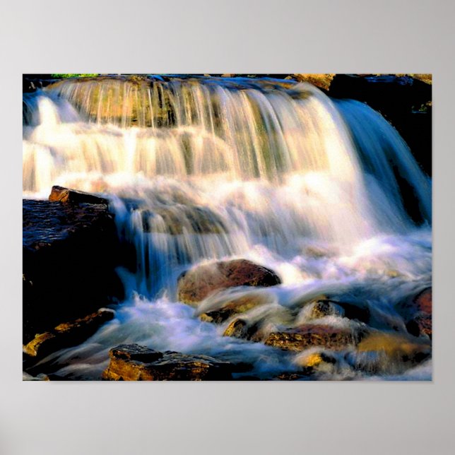 Poster Les chutes du parc national du Glacier (Devant)