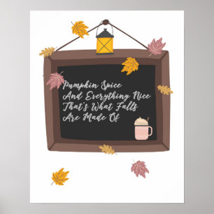 Poster Les Chutes Sont Faits D'Affiche