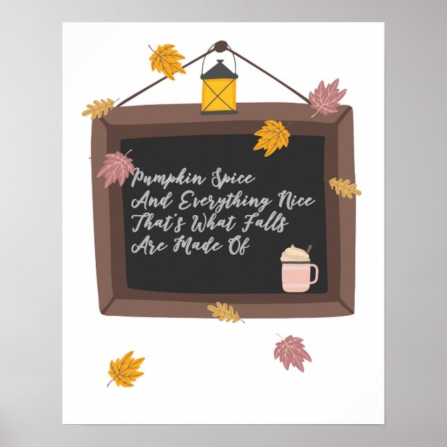 Poster Les Chutes Sont Faits D'Affiche (Devant)