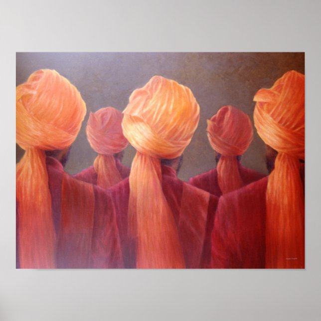 Poster Les cinq têtes (Devant)