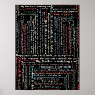 Poster Les citations d'Orwell