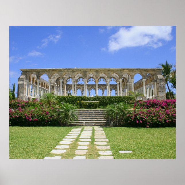 Poster Les Cloîtres, Paradise Island, Bahamas (Devant)