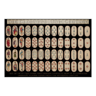 Poster Les Cloîtres Vintage du XVe siècle