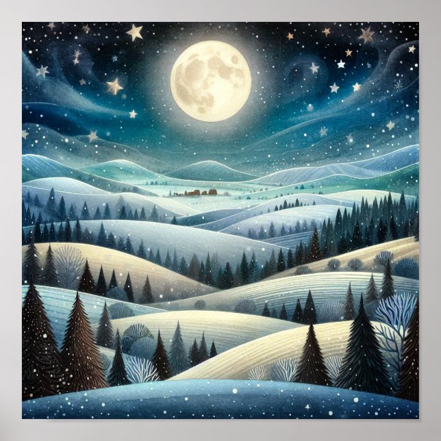 Poster Les collines (Devant)